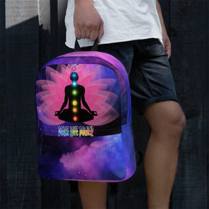 "LOVE PEACE POWER" Backpack